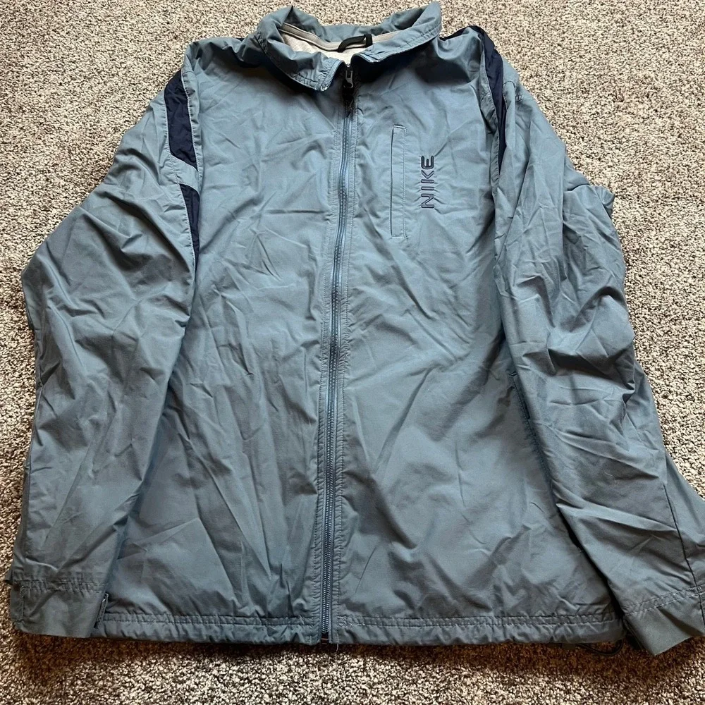 NIKE Jacket Mens L Lightweight Full Zip Athletic Sportswear y2k vintage
